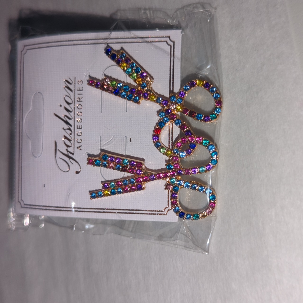 Multi Color Scissor Earrings